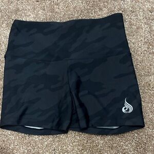 Ryderwear Black Camo Athletic Shorts
